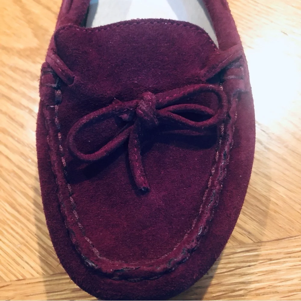 Michael Kors Daisy Moc Women US 7 Merlot Suede Loafer - Picture 6 of 8